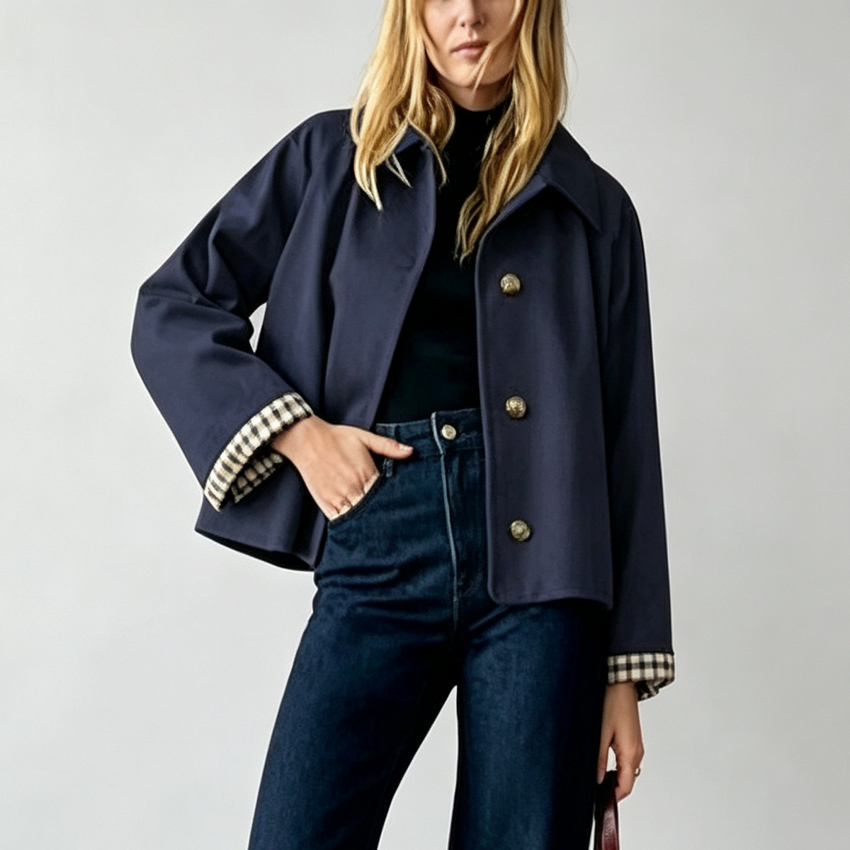Greta | Chaqueta de Corte Cropped