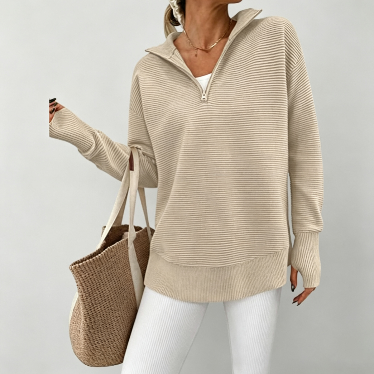 Marisol | Jersey de Cremallera