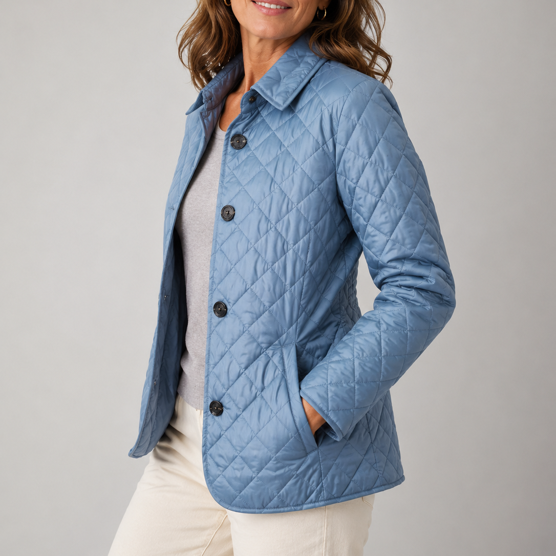 Kelley chaqueta acolchada ligera azul