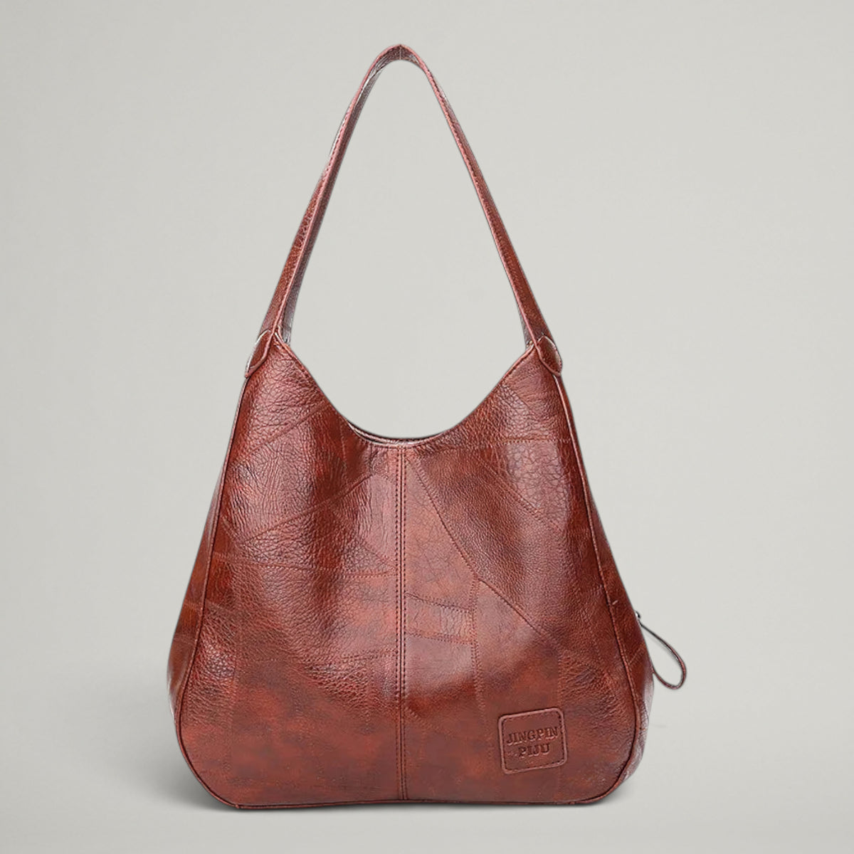 Regina | Bolso Tote de Piel Burdeos