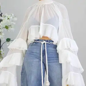 Valentina | Top de Malla Semitransparente