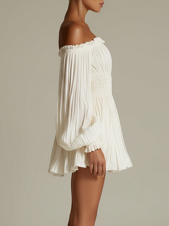 Candide | Mini Vestido Blanco