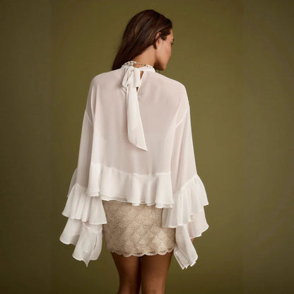 Valentina | Top de Malla Semitransparente