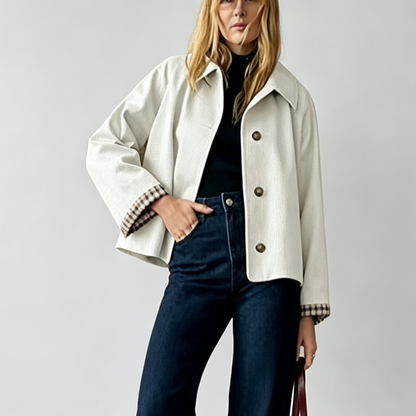 Greta | Chaqueta de Corte Cropped