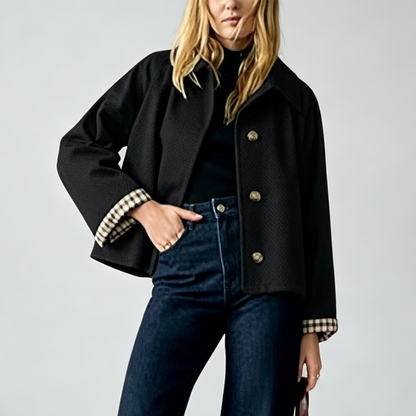 Greta | Chaqueta de Corte Cropped