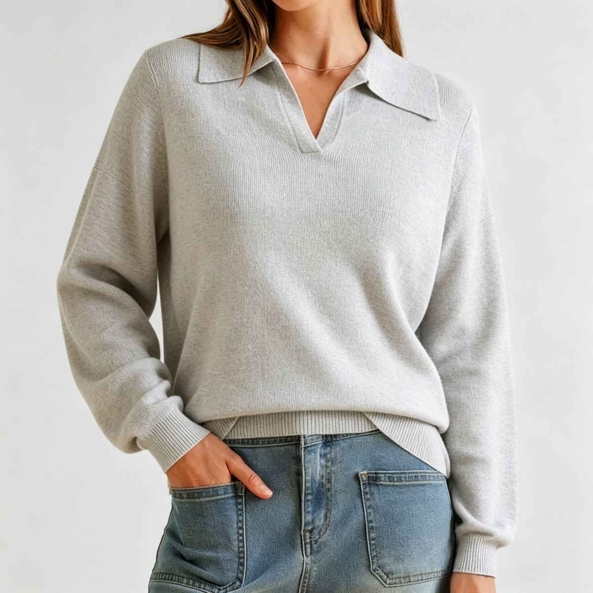 Elia | Jersey de Cuello de Pico