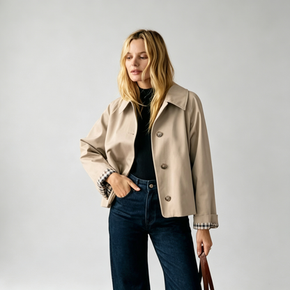 Greta | Chaqueta de Corte Cropped