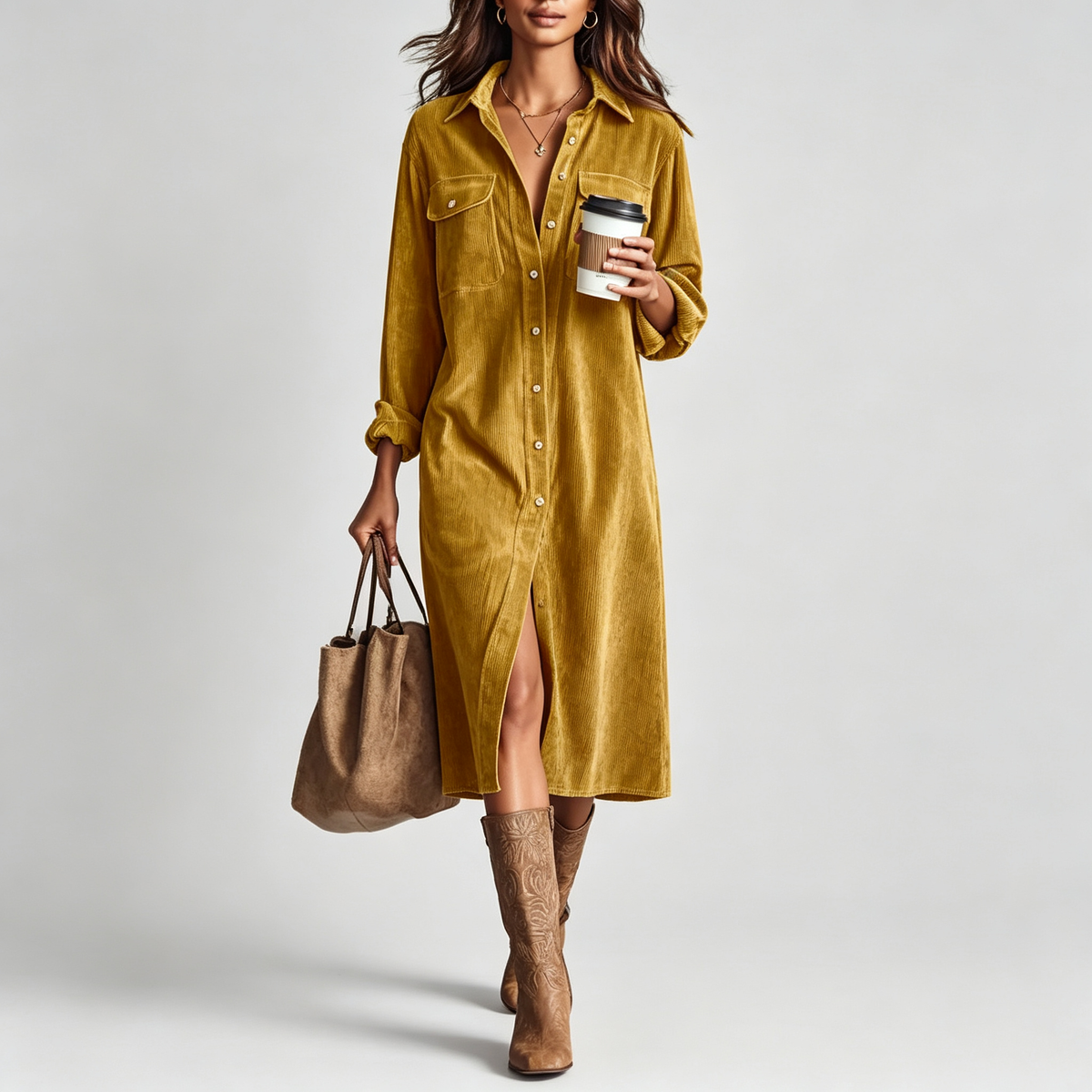 Vestido de Botonadura Carmela - Anaïs Milano - vista 10