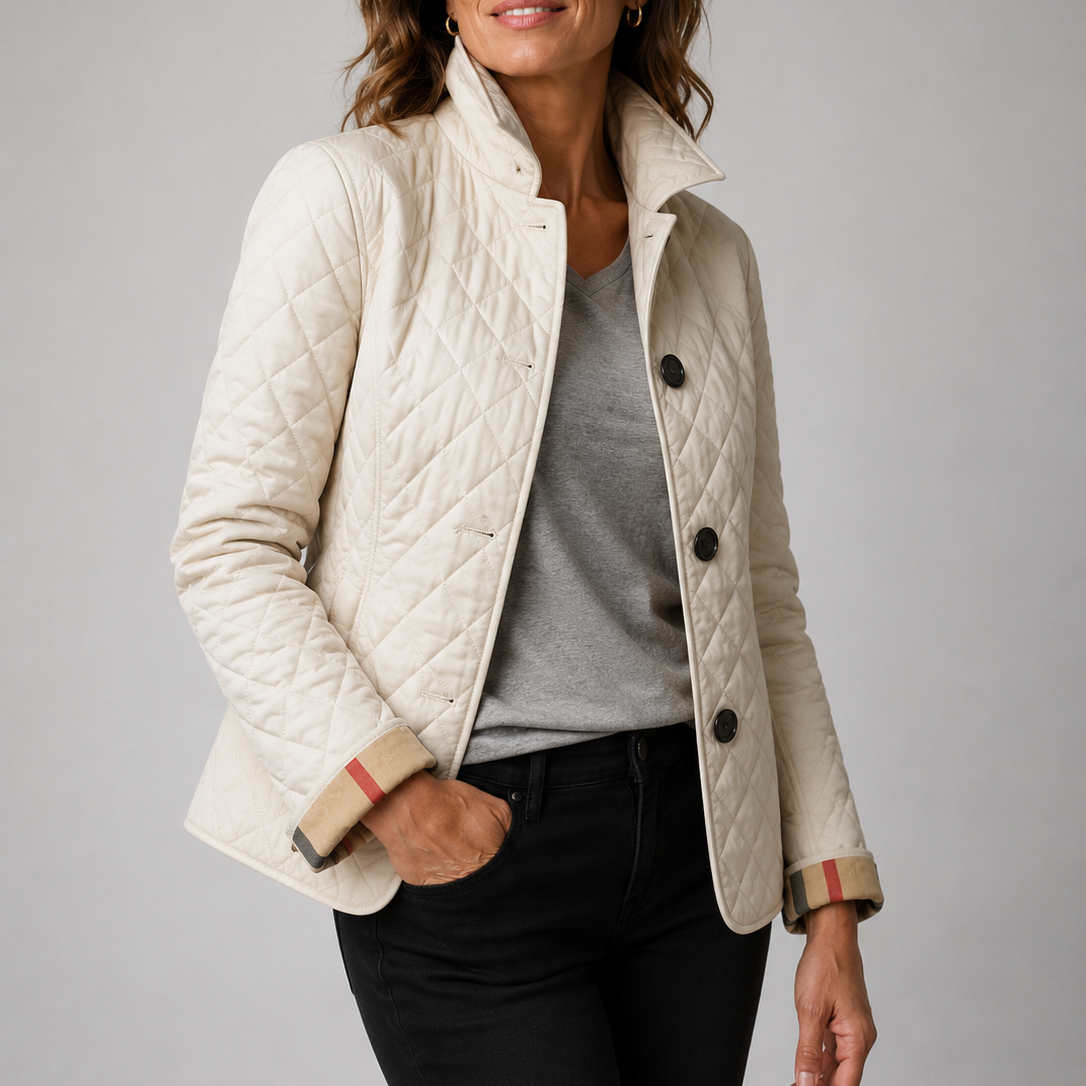 Kelley chaqueta acolchada ligera beige