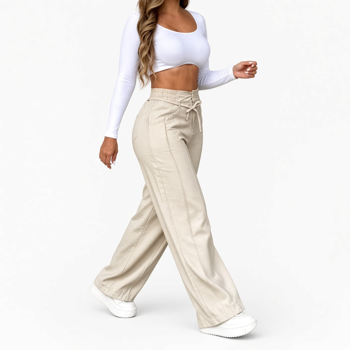 Adara | Pantalón Ancho con Cordón