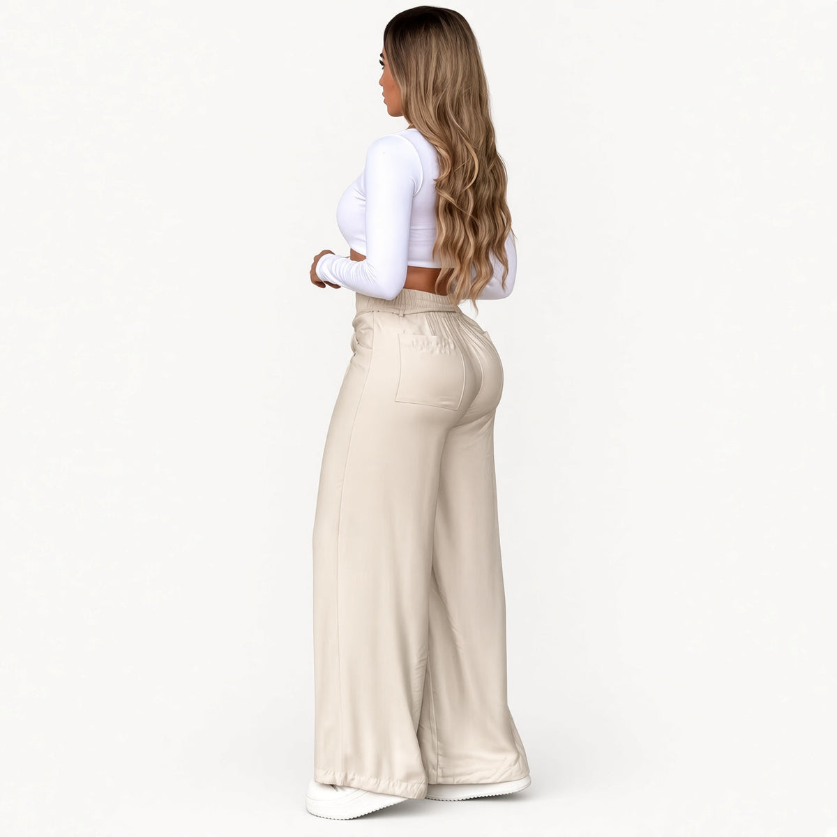 Adara | Pantalón Ancho con Cordón
