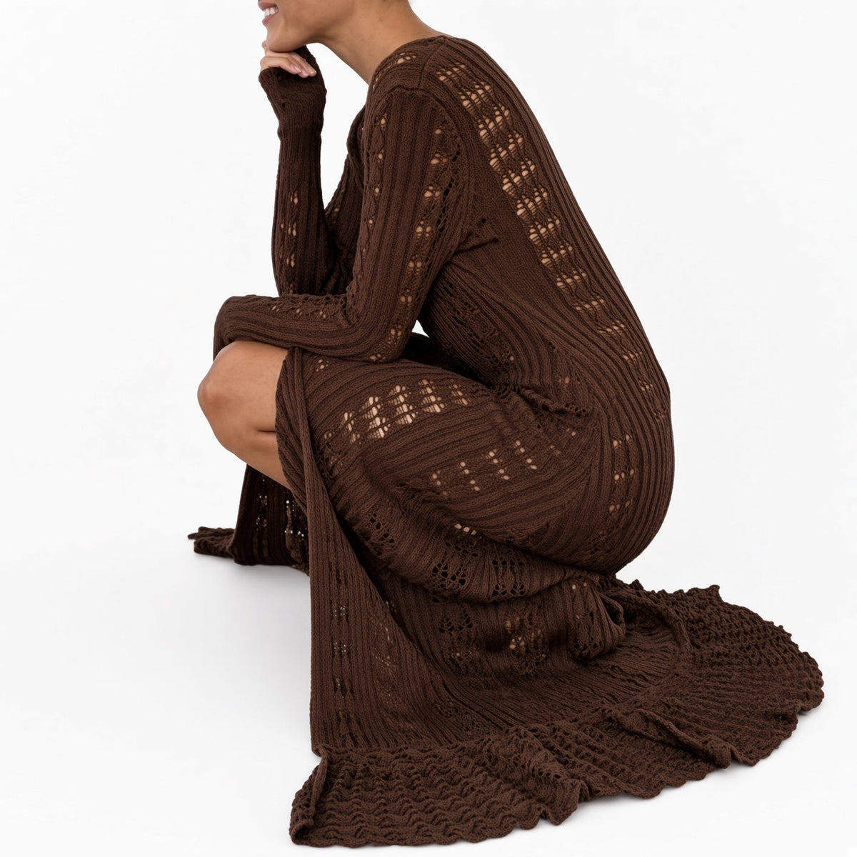Yasmin | Cárdigan de Largo Maxi