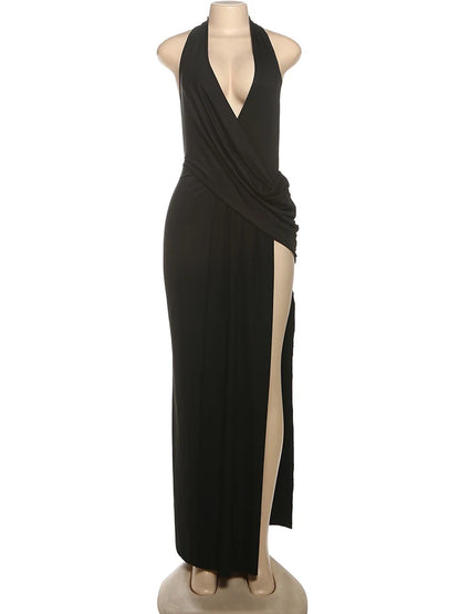Vestido Drapeado Escote Halter Selene - Anaïs Milano - vista 6