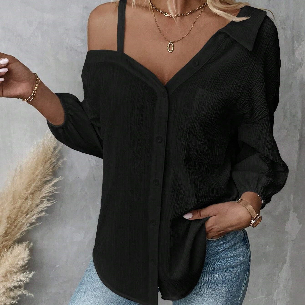 Vera | Blusa de Hombros al Descubierto