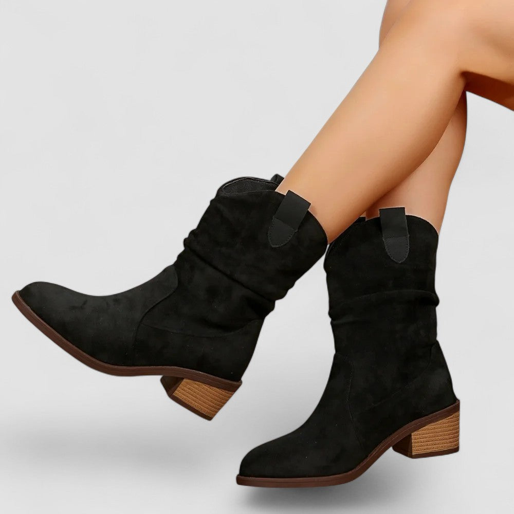 Clelia | Botines Western Efecto Slouch