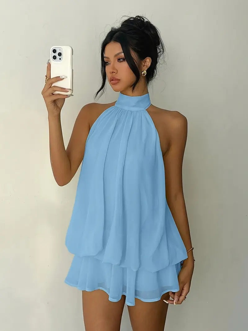 Plume | Mini Vestido Ligero y Vaporoso de Capas Superpuestas