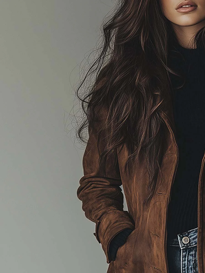 Adela | Chaqueta de Ante Vintage