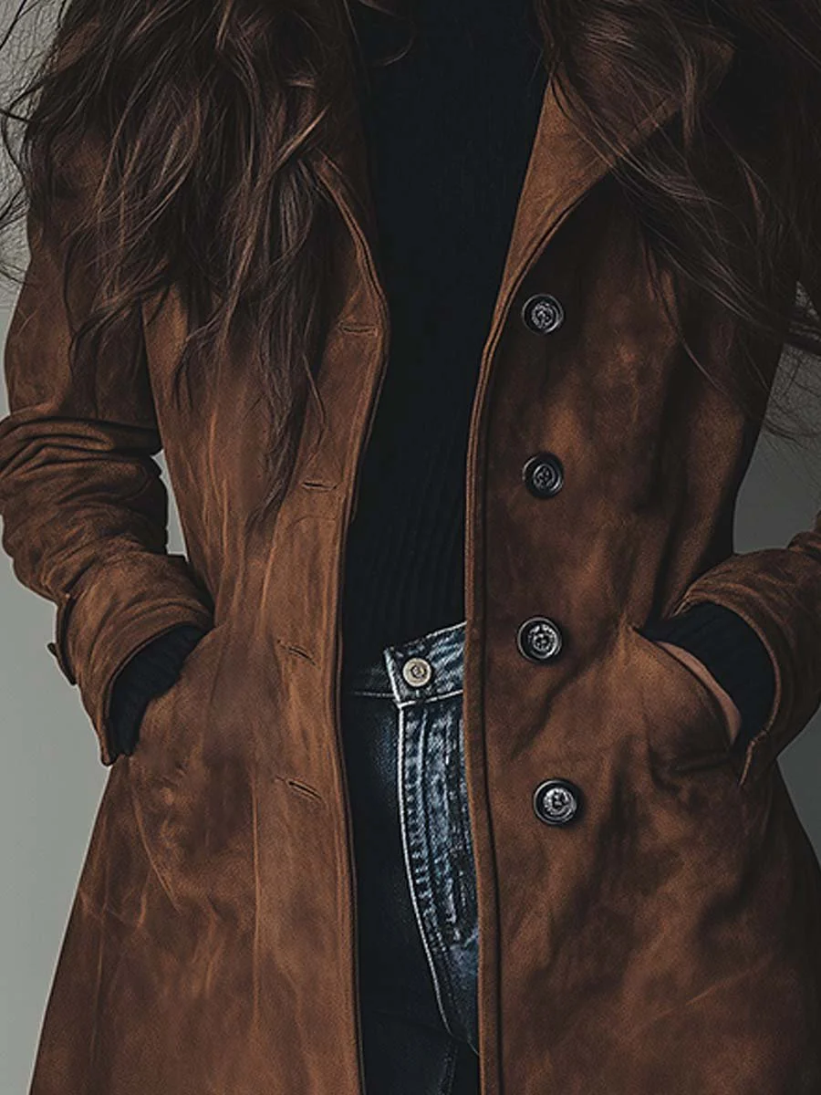 Adela | Chaqueta de Ante Vintage