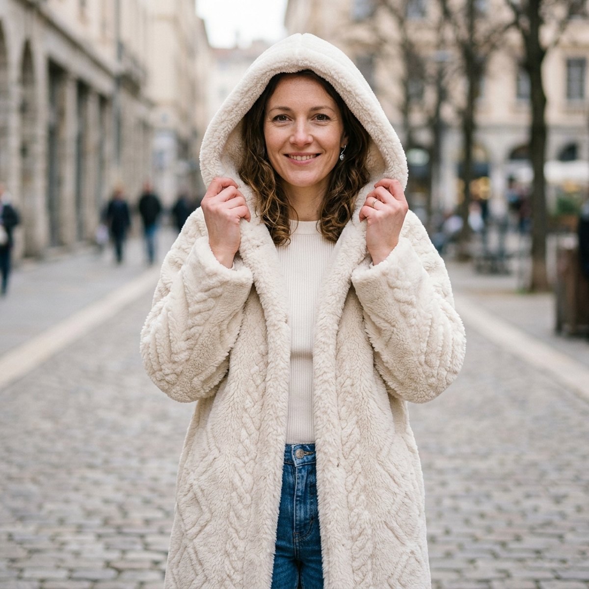 Amboise | Chaqueta Jacquard con Capucha
