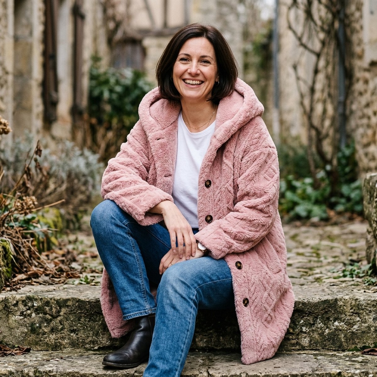 Amboise | Chaqueta Jacquard con Capucha