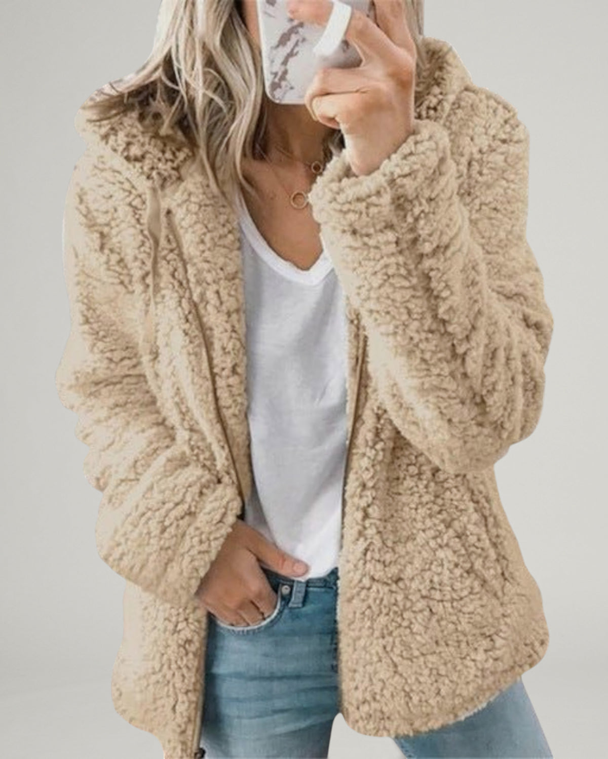 Cozok | Chaqueta efecto borreguito