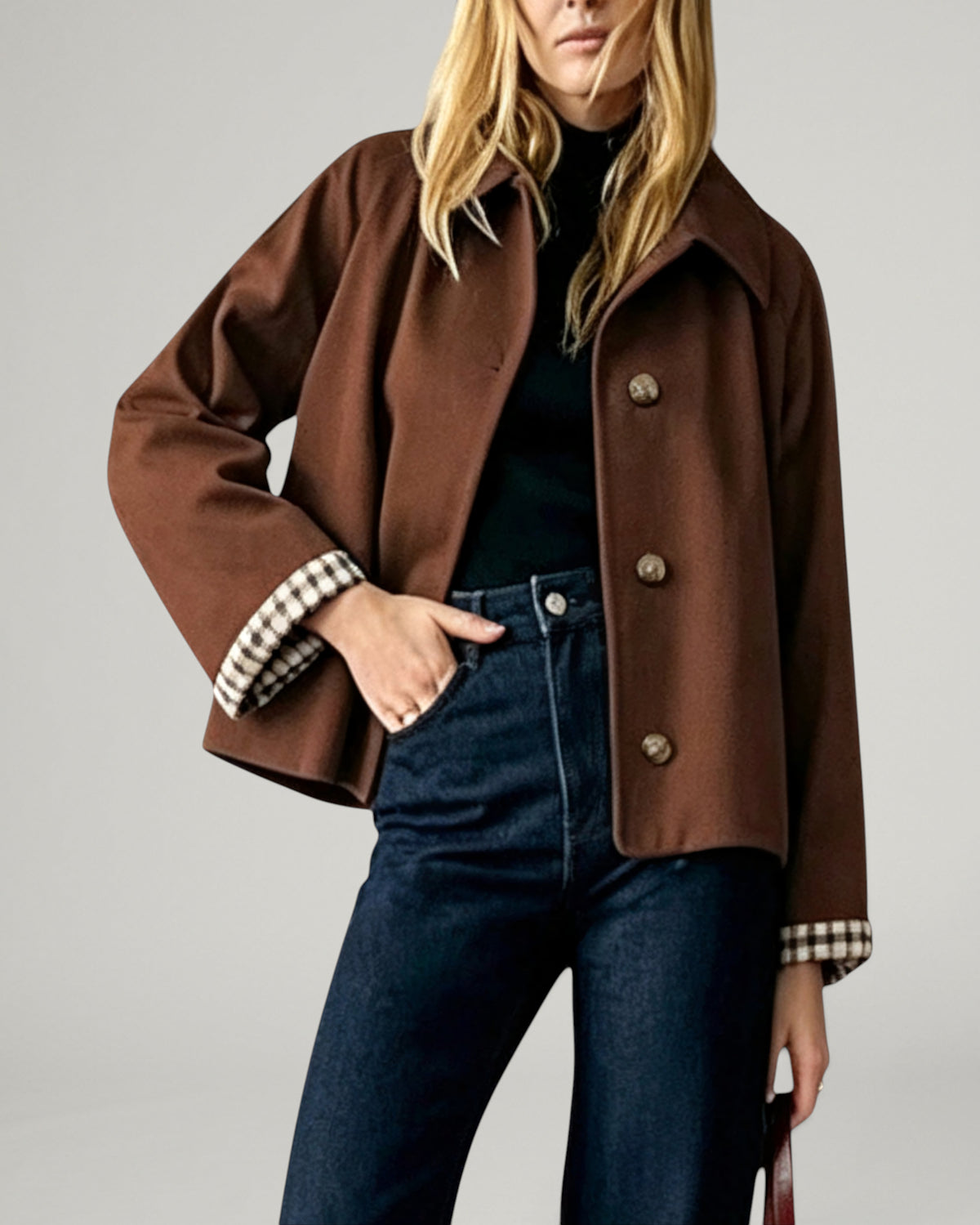 Greta | Chaqueta de Corte Cropped