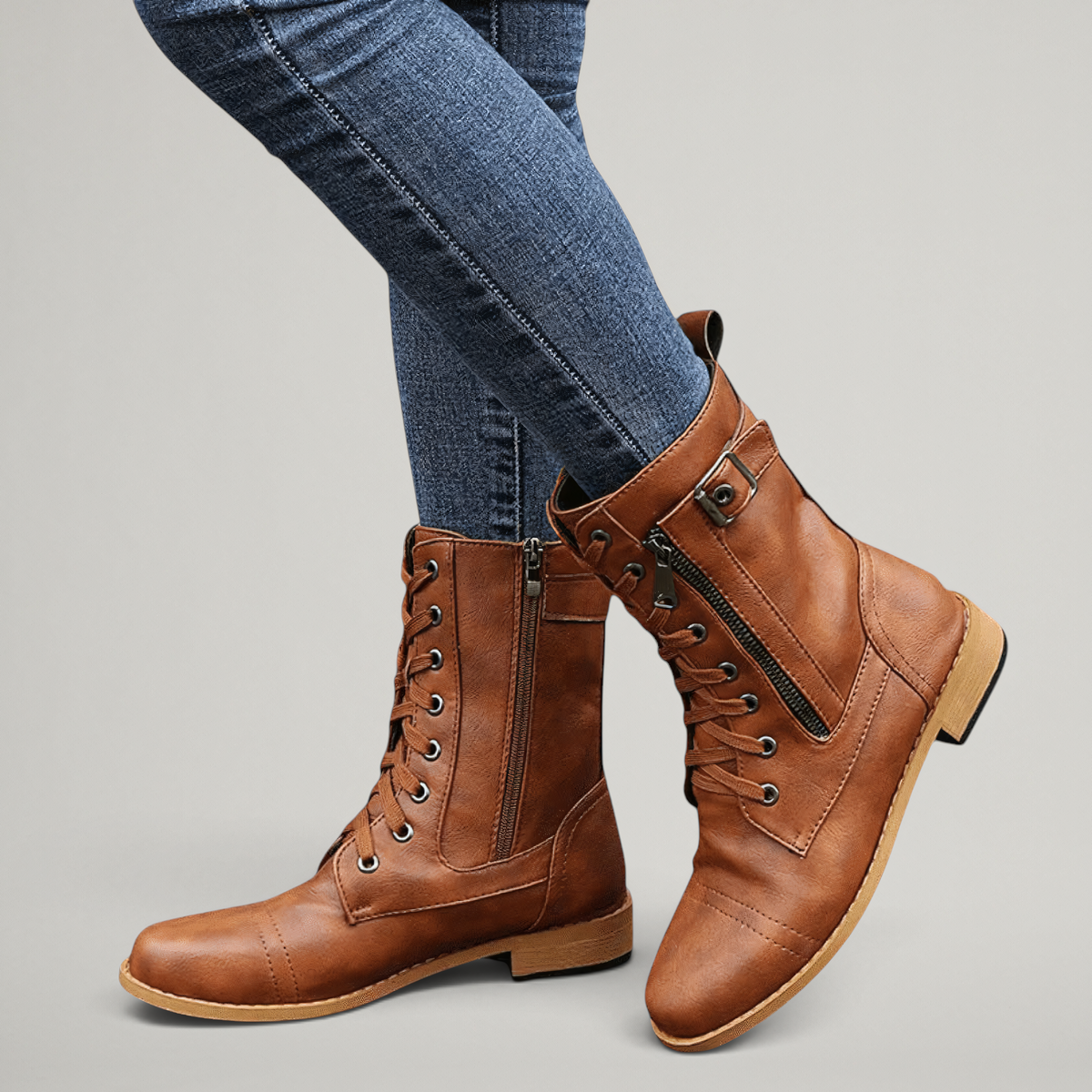 Natalia | Botas Western con Hebilla
