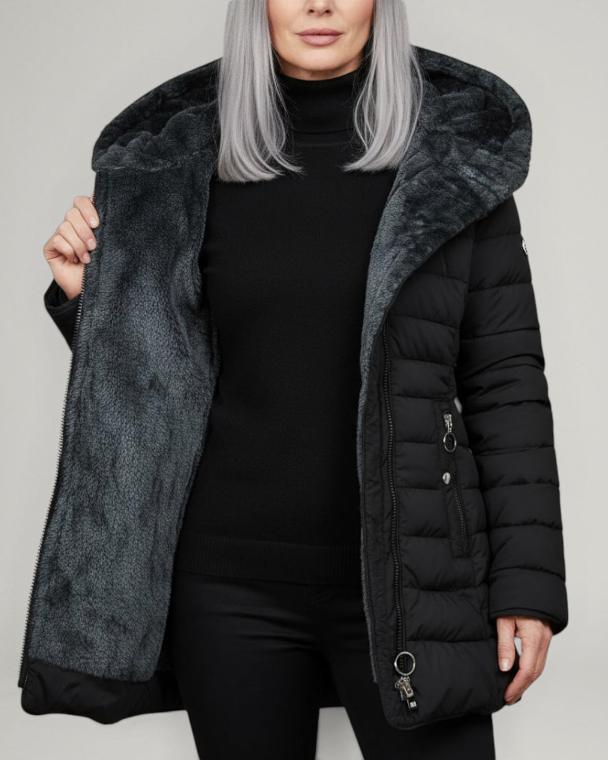 Ophelia | Abrigo Impermeable Acolchado