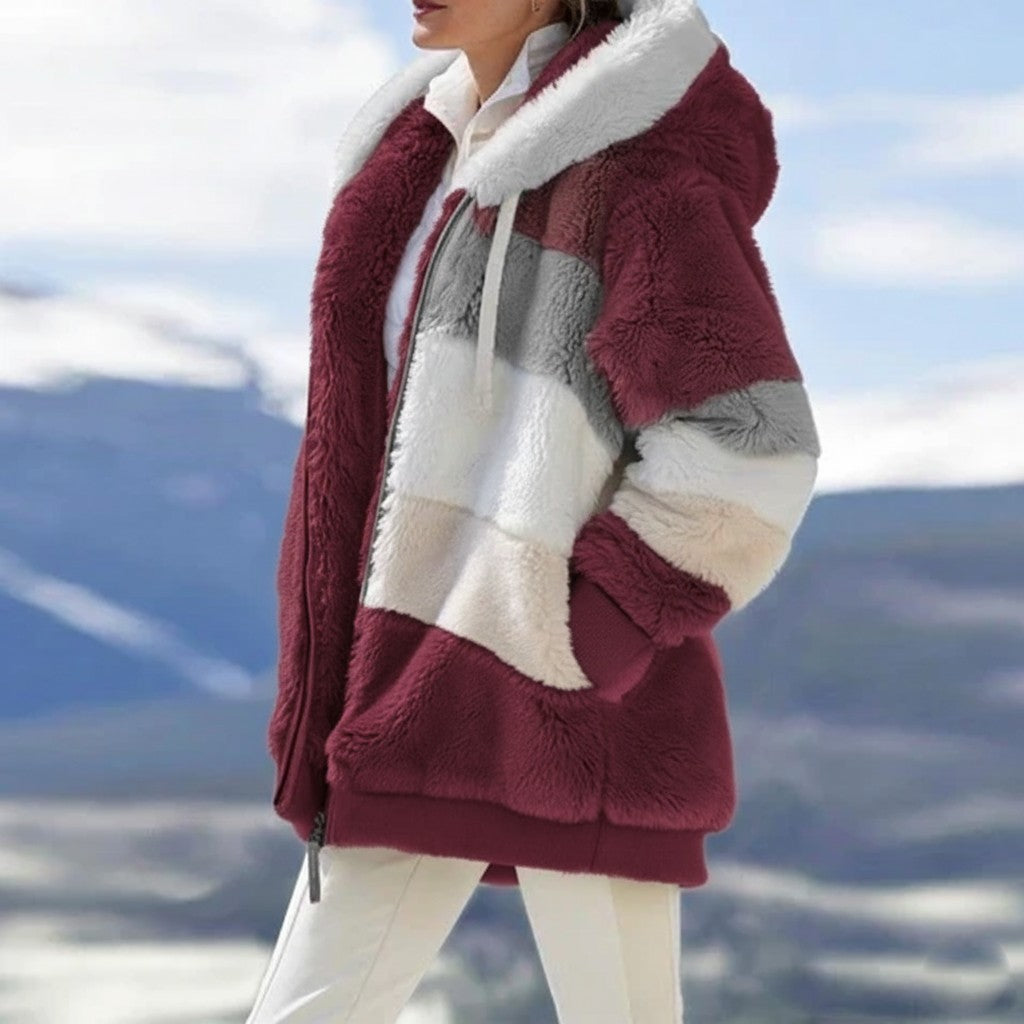 Erika | Chaqueta Polar, Edicion Burdeos