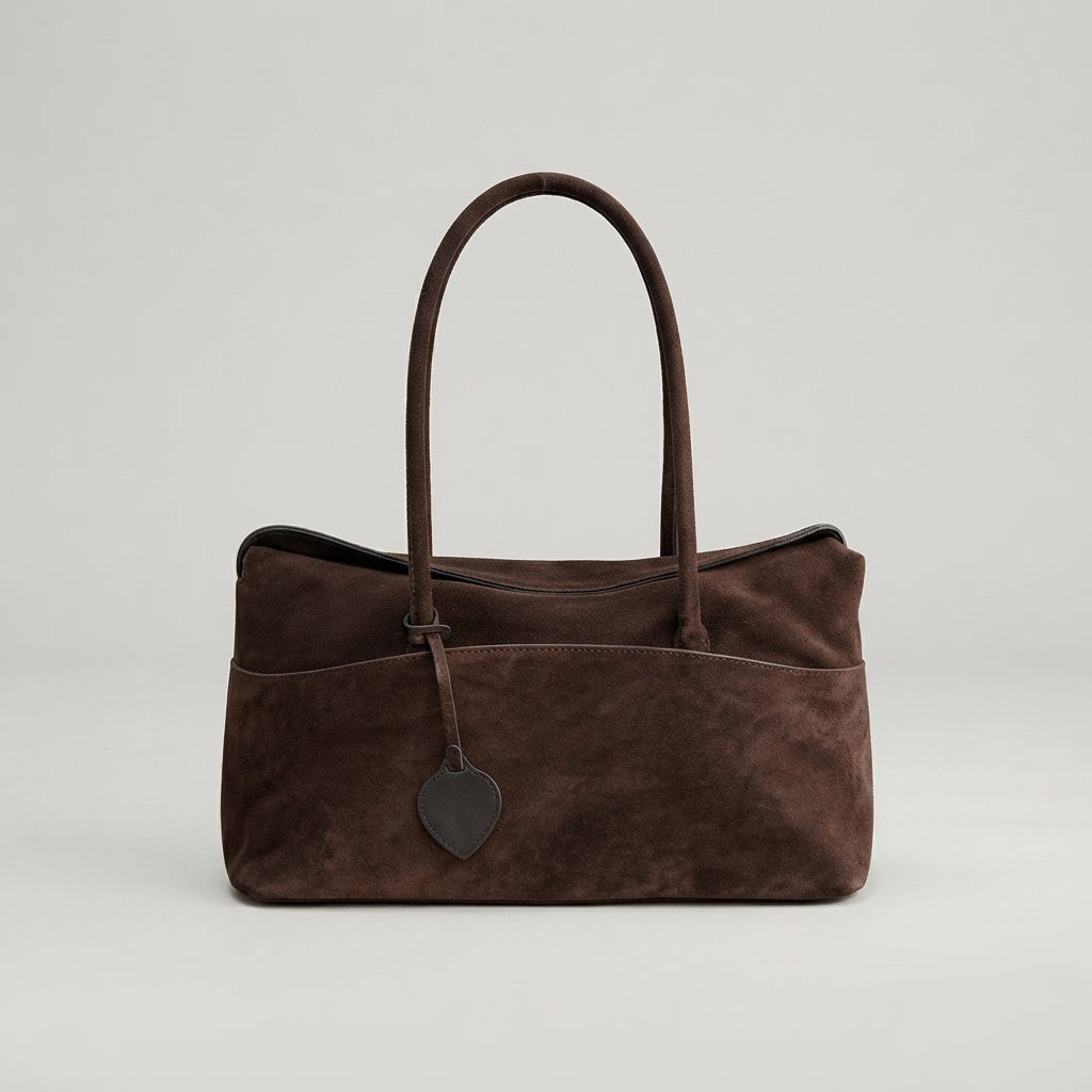 Ximena | Bolso de Ante Chocolate