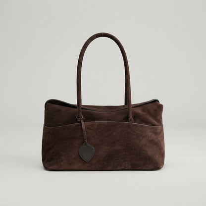 Ximena | Bolso de Ante Chocolate