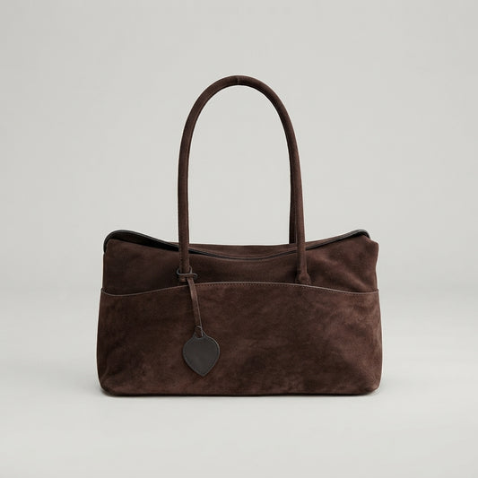 Ximena | Bolso de Ante Chocolate